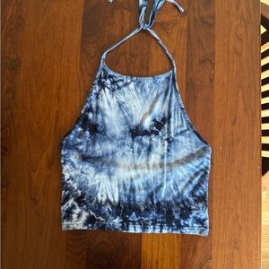 Tie Dye Halter Cami Tank Top